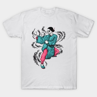 kung fu skull girl T-Shirt